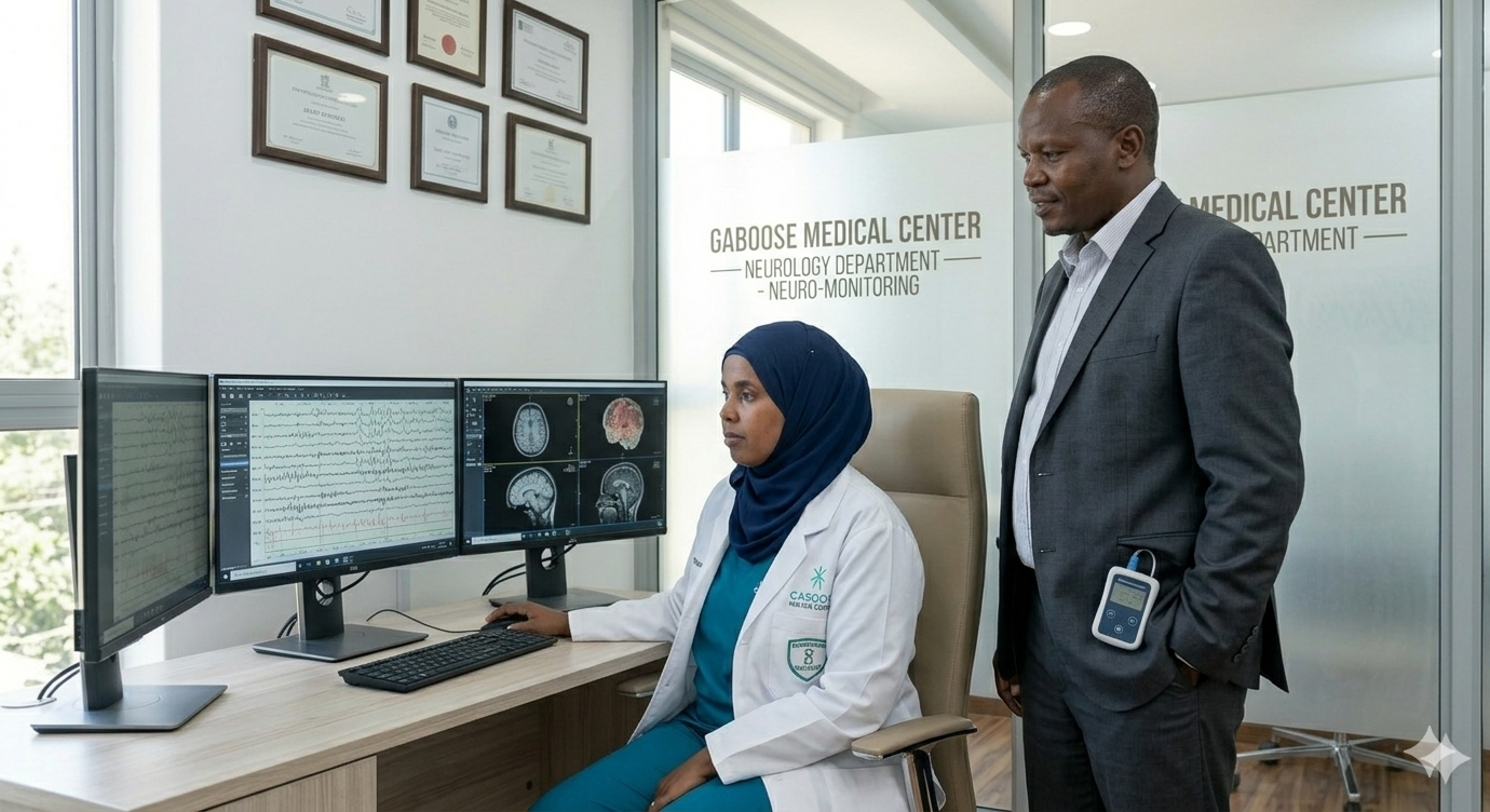 Neurology department - First image showing medical facility and equipment