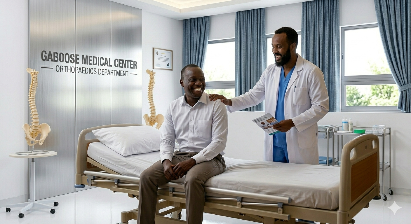 Orthopedics department - Third image showing patient care and treatment area