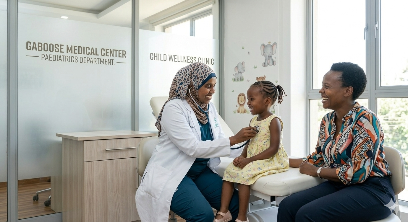 Pediatrics department - First image showing medical facility and equipment